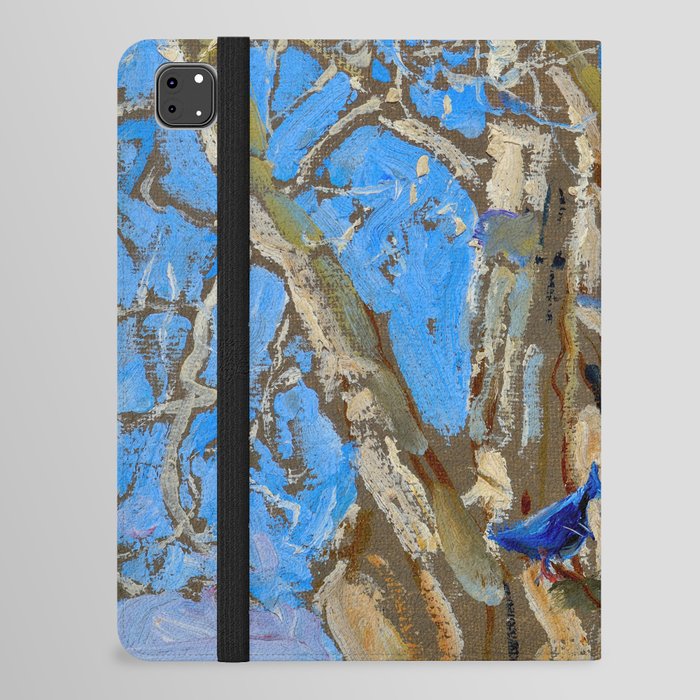 Akseli Gallen-Kallela - Crack Willow and Blue Bird iPad Folio Case