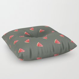 Trendy Summer Pattern with Melones Floor Pillow