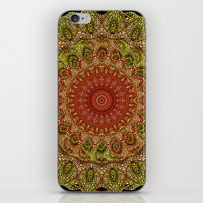 Byzantine mandala iPhone Skin