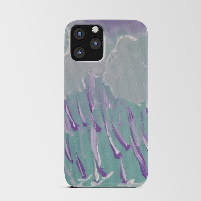 Depression Rains iPhone Card Case