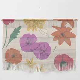 Wild Flowers Wall Hanging