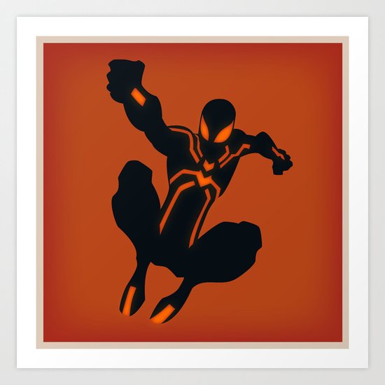 Peter's Stealth Suit (Spiderman) Art Print