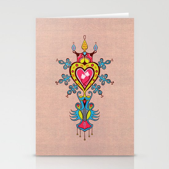 The Heart Rules Stationery Cards
