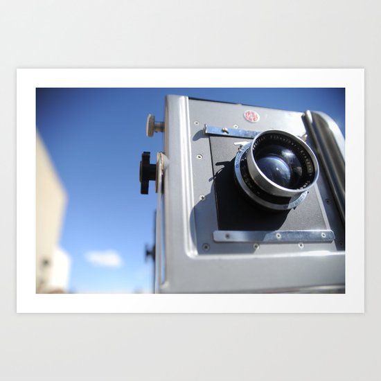 4X5 Rail Camera Art Print