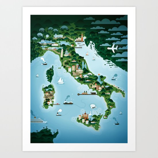 Italy Art Print