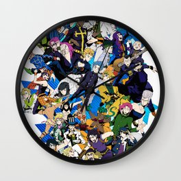 Jojo Bizarre Adventure Wall Clock | Jolyne, Joestar, Kujo, Japanese, Joseph, Manga, Josuke, Bizarre, Kakyoin, Jojo 