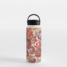 Abstract Floral Water Bottle