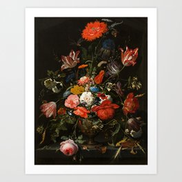 Elegant Flowers Art Print