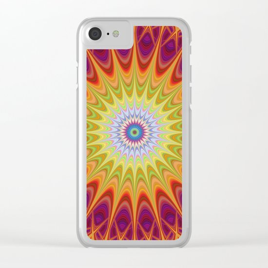 Mandala sun Clear iPhone Case