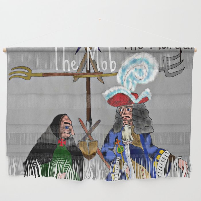 The Monk, the Mob, and the Marquis Wall Hanging
