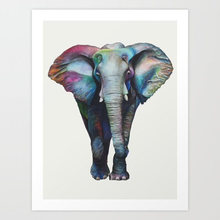 Kamini Elephant Art Print