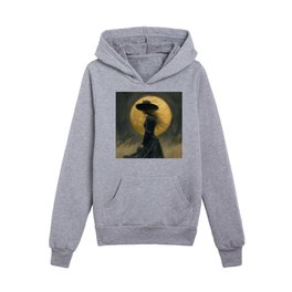Moon Witch Kids Pullover Hoodies