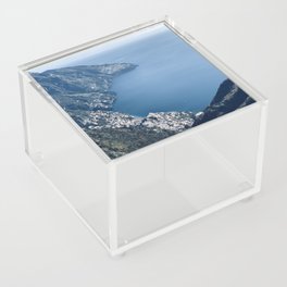 Poster Positano Italy Landscape From The Top Of Comune Mountain Acrylic Box