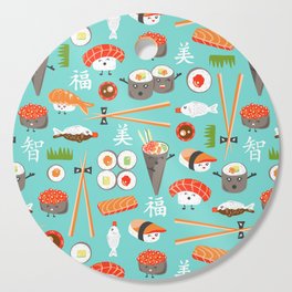 Happy Sushi Cutting Board