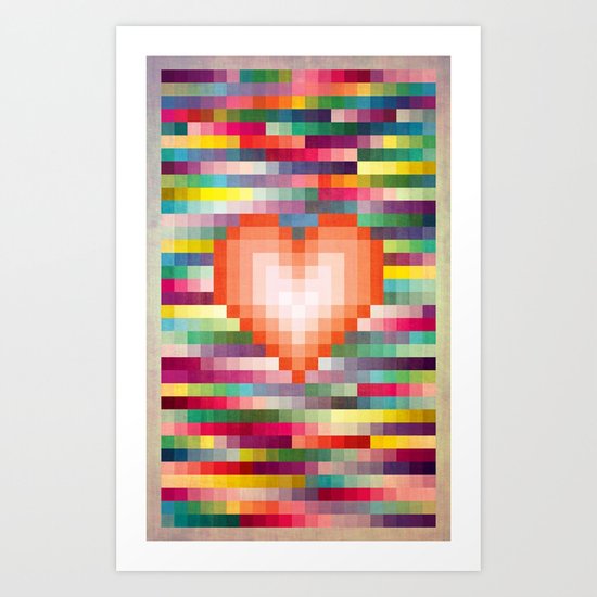 Mega ☐ Love_Grunge Art Print