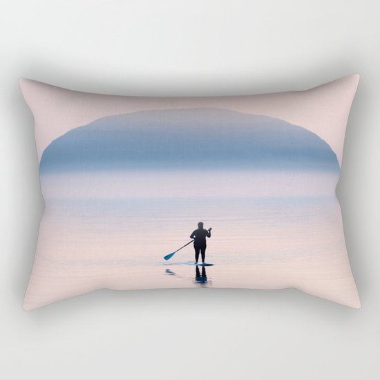 Heading to Blue Island Rectangular Pillow