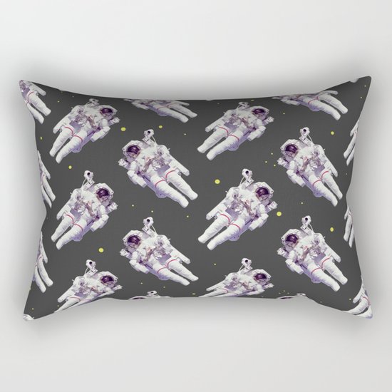 astronauts in space Rectangular Pillow
