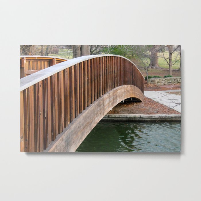 Bridge over Calm Waters Metal Print