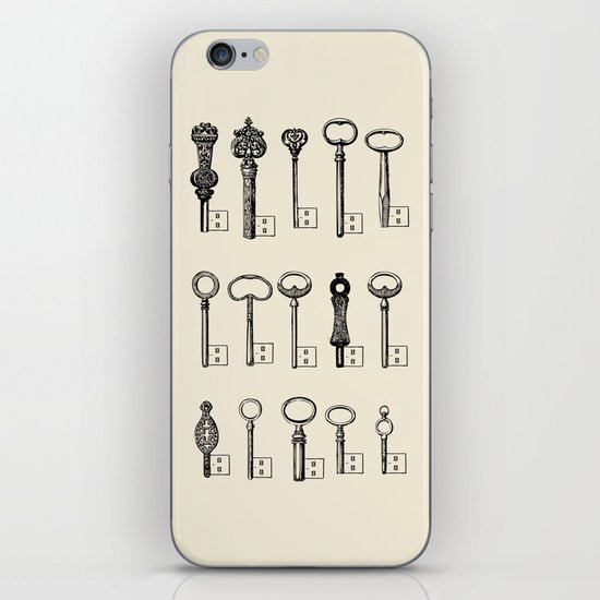 Usb Keys iPhone Skin