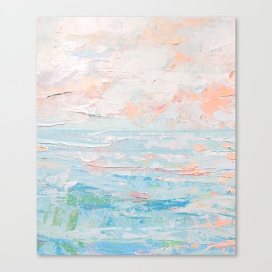 Ocean Tides Detail Canvas Print