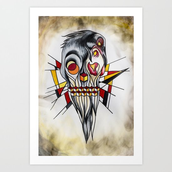 Old man Art Print