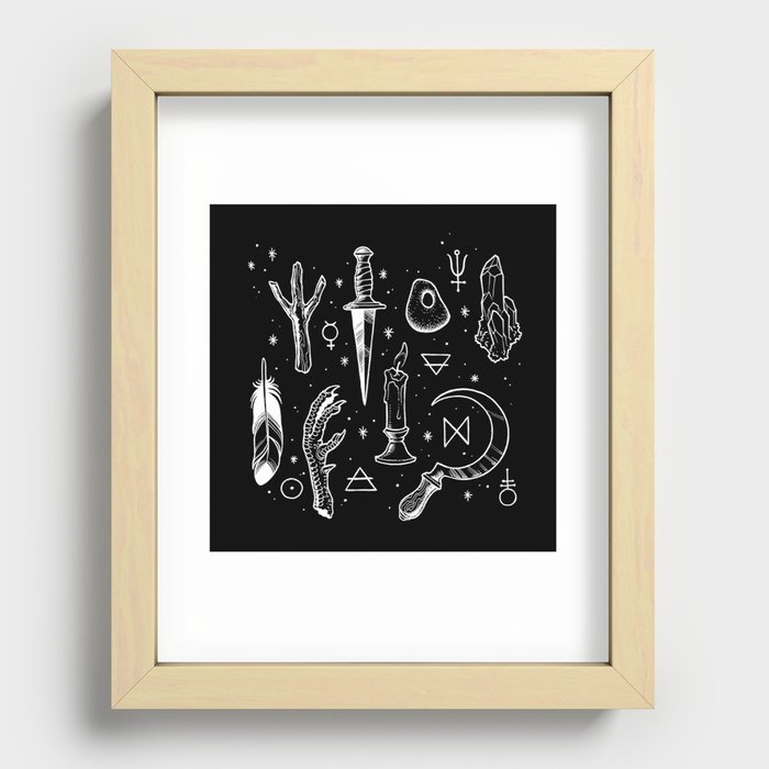 Accoutrements BLACK Recessed Framed Print