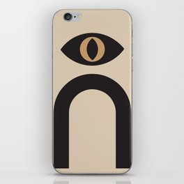 Eye - Mid Century Modern Abstract Art iPhone Skin
