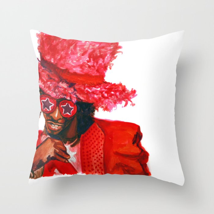 Bootsy Collins Throw Pillow