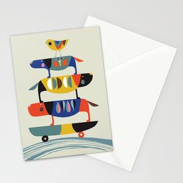 Skate Dogs Stationery Card