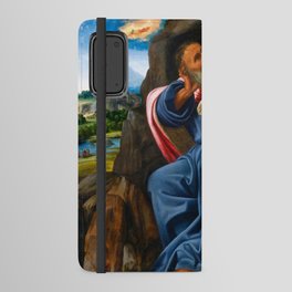 Elijah Fed by the Raven, 1510 by Giovanni Girolamo Savoldo Android Wallet Case