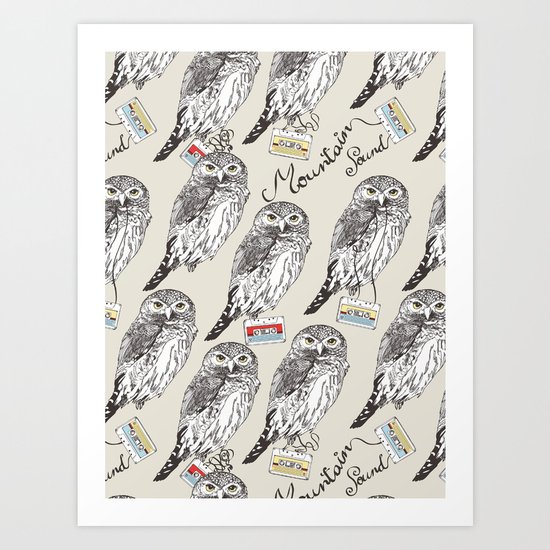 UP ALL NIGHT Art Print