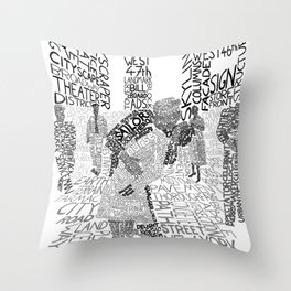 Times Square, August 14th 1945 Throw Pillow