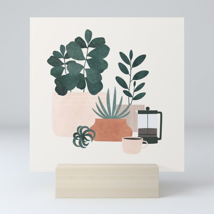 Coffee & Plants x The Sill Mini Art Print