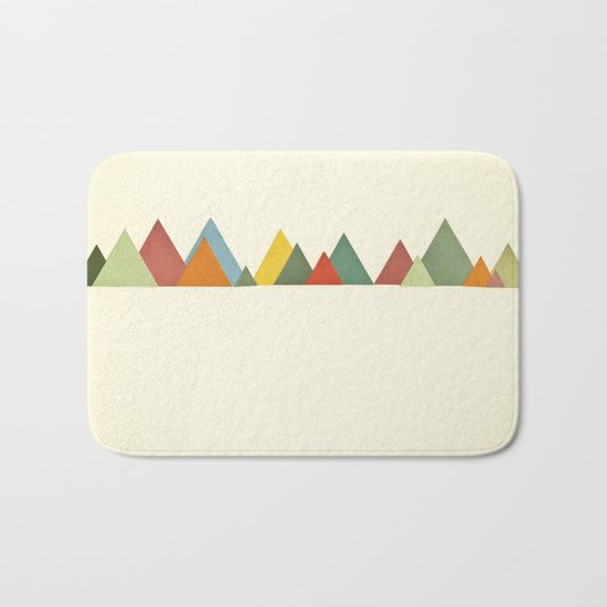 Mountain range Bath Mat