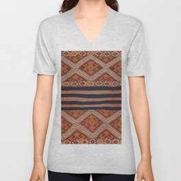Bohemian Artwork Design V Neck T Shirt