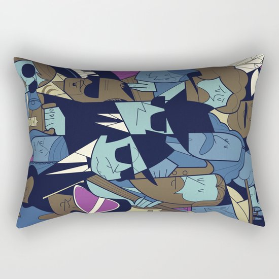 The Blues Brothers Rectangular Pillow