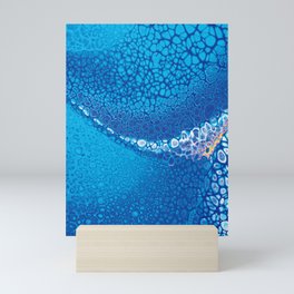 blue sea Mini Art Print
