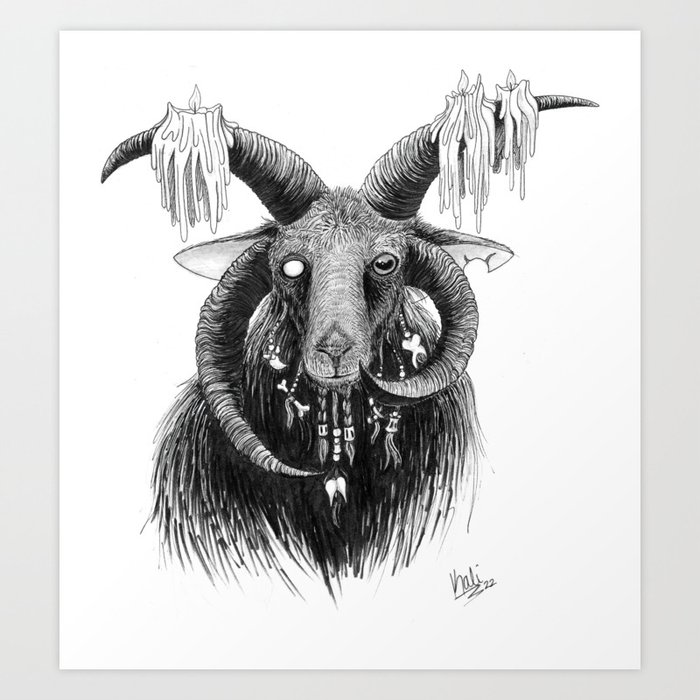 Jacob Sheep Art Print