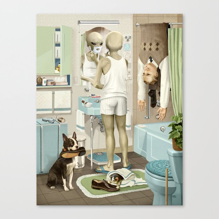 Morning Routine Canvas Print