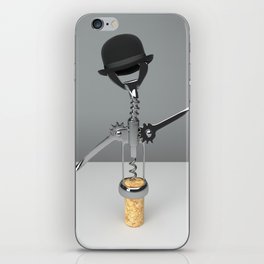 The surreal mr Corkscrew  inviting for party iPhone Skin