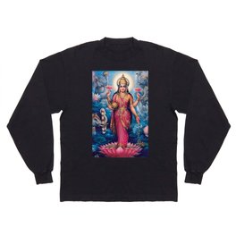 Goddess Lakshmi  Long Sleeve T-shirt