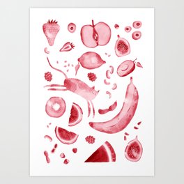 CATTO fruit Art Print