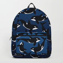 Orca whale Backpack