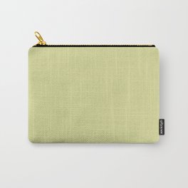 Bright Pastel Green Yellow - Lime Solid Color Parable to Pantone Faded Jade 20-0043 Carry-All Pouch