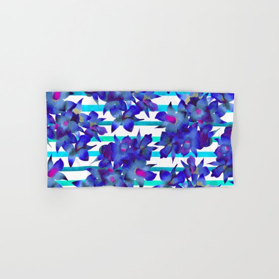 Botanical Stripes Hand & Bath Towel