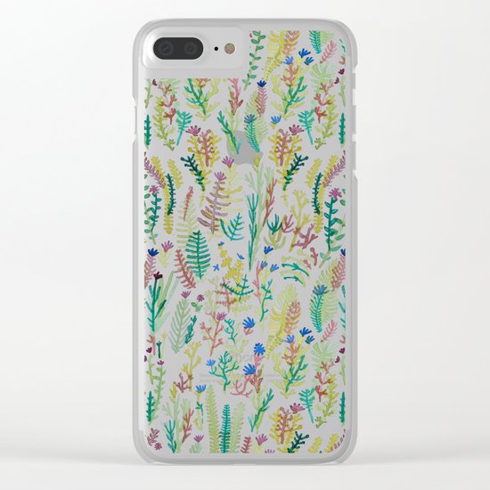 color garden Clear iPhone Case