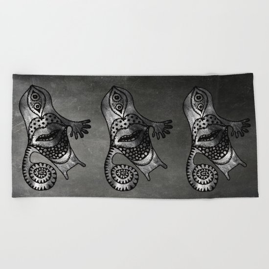 Whirlpool Hand ( HQ pixel ) Beach Towel