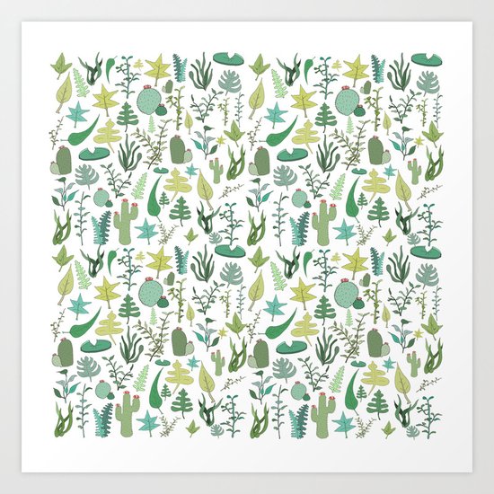 green nature Art Print
