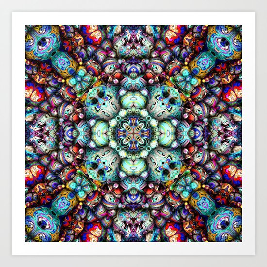 Textural Surfaces of Symmetry Art Print