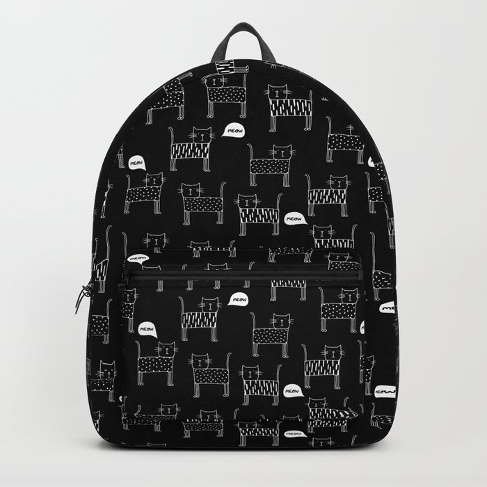 Funny cats meow Backpack